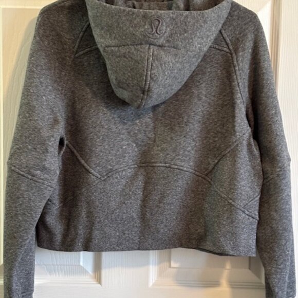 NWOT Lululemon Scuba Oversized Full-Zip Hoodie Dark Gray - Picture 5 of 6